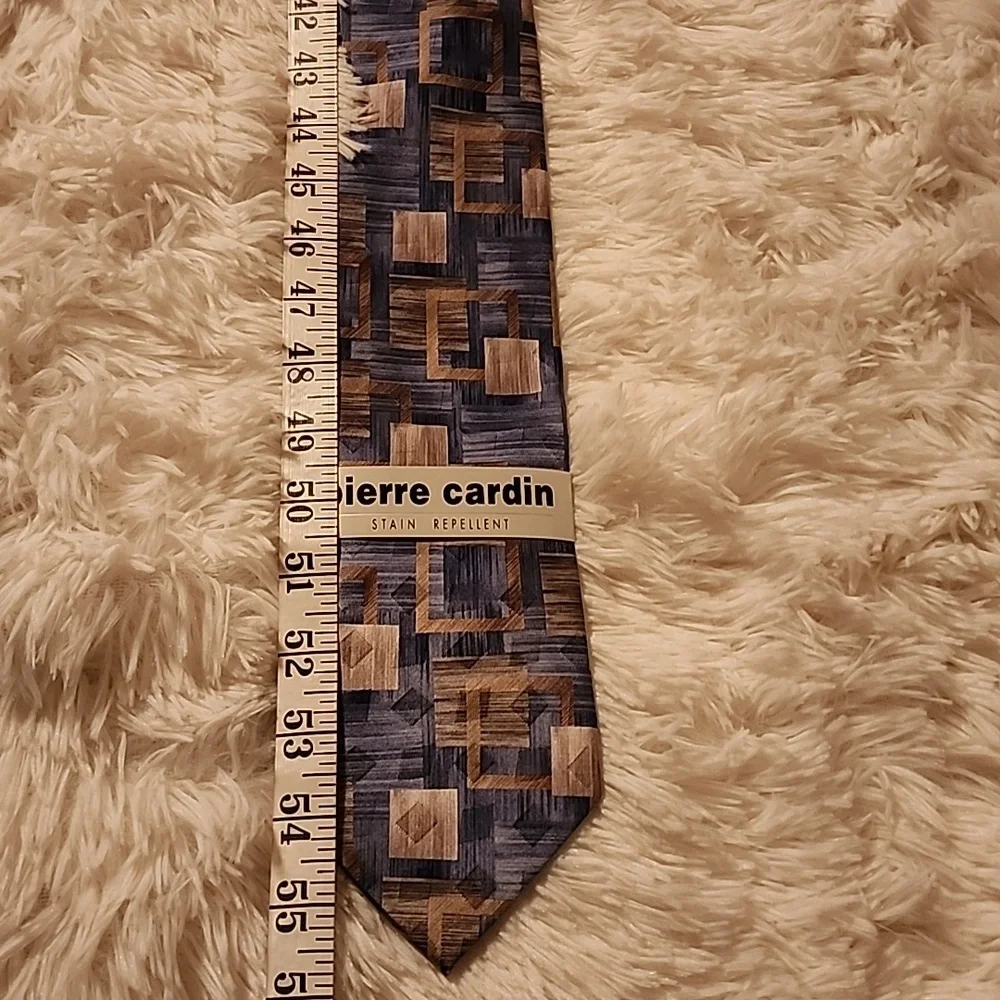 PIERRE CARDIN MEN'S TIES BLUE-GOLD BRAND NEW